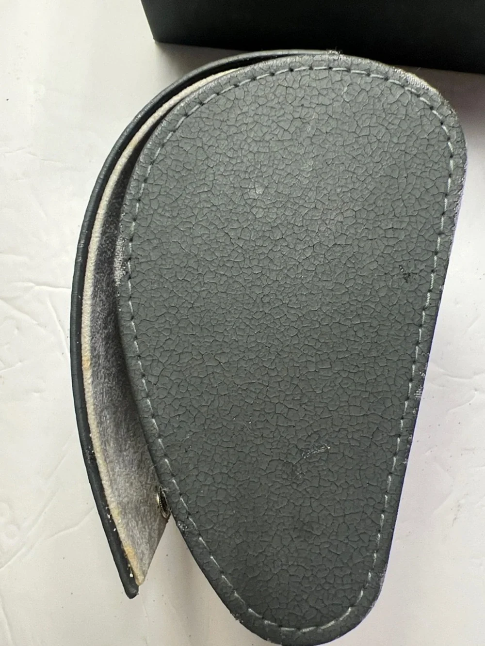 Vintage Movado Watch Box Gray Empty Used
